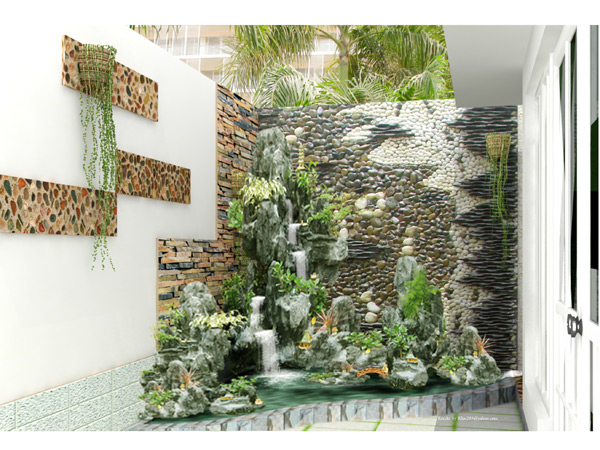 h&ograve;n non bộ đẹp trong nh&agrave; mẫu 2