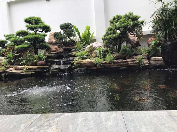 Mẫu thiết kế hồ cá Koi theo phong cách truyền thống Nhật bản Mẫu thiết kế hồ cá Koi theo phong cách truyền thống Nhật bản