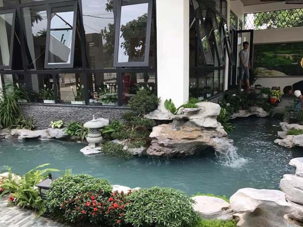 Mẫu thiết kế hồ cá Koi theo phong cách truyền thống Nhật bản Mẫu thiết kế hồ cá Koi theo phong cách truyền thống Nhật bản