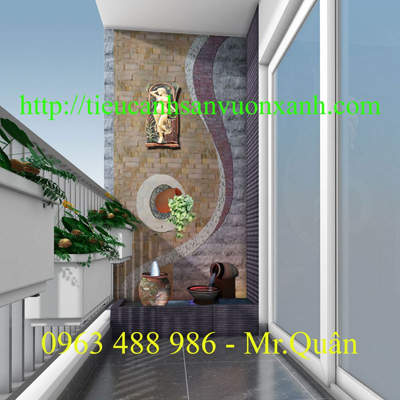 Mẫu thiết kế tiểu cảnh ban c&ocirc;ng