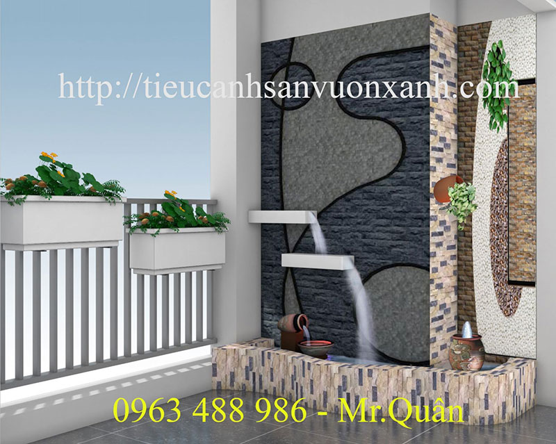 Tiểu cảnh ban c&ocirc;ng đẹp
