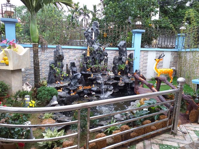 Tiểu cảnh hòn non bộ đẹp 4 Tiểu cảnh hòn non bộ đẹp 4