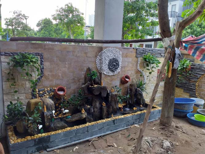 Tiểu cảnh hòn non bộ đẹp 5 Tiểu cảnh hòn non bộ đẹp 5