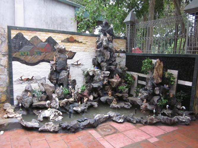 Tiểu cảnh hòn non bộ đẹp 3 Tiểu cảnh hòn non bộ đẹp 3