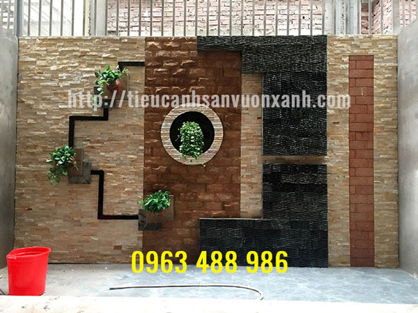 Thi c&ocirc;ng tiểu cảnh giếng trời