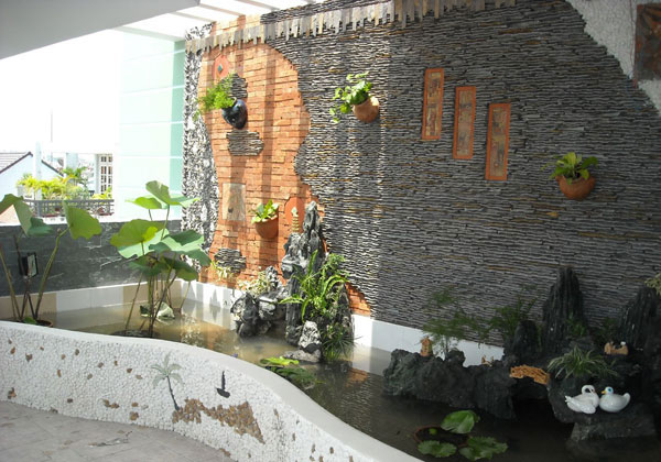 Tiểu cảnh giếng trời s&acirc;n thượng